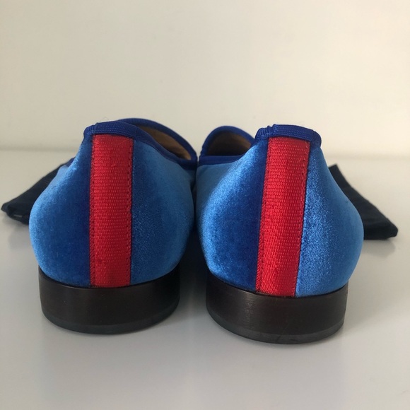 Del Toro - Dia de los muertos- Slip Ons - Blue - Picture 3 of 3